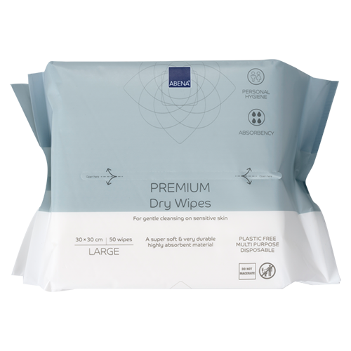 Abena Premium Wipes Comfort 30 x 30 cm, weiss, 12 x 50 Stk.
