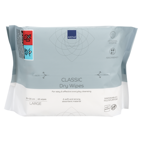 Abena Wipes Classic Pflegetuch 38 x 30 cm, weiss, 12 x 65 Stk.