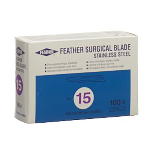 Skalpellklingen SWANN-MORTON Fig 10, steril, 100 Stk.