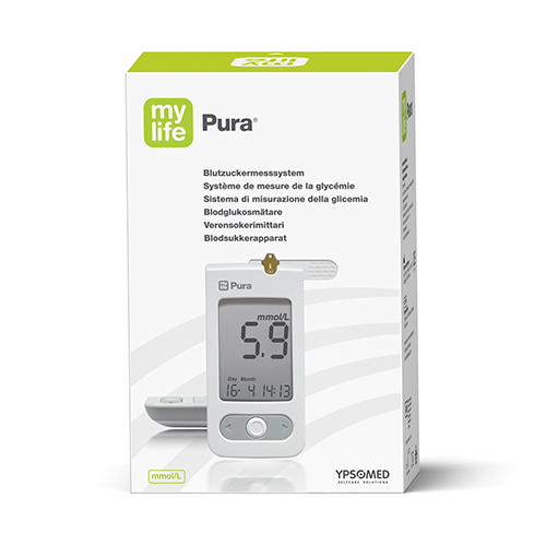 mylife Pura Blutzuckermessgerät mmol/l, 1 Set