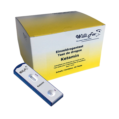 WILLI FOX Drogentest Ketamin Urintest, 3 Stk.