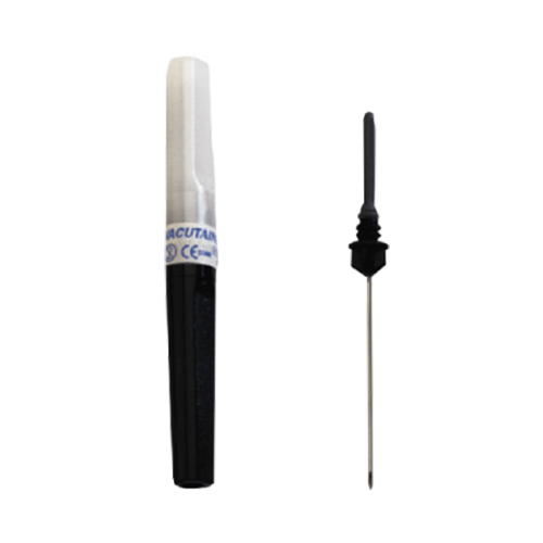 Vacutainer-Kanülen schwarz, 0.7 x 38 mm, 100 Stk.