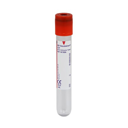 Vacutainer Serum Röhrchen rot 16 x 100 mm, 10 ml, rot, 100 Stk.