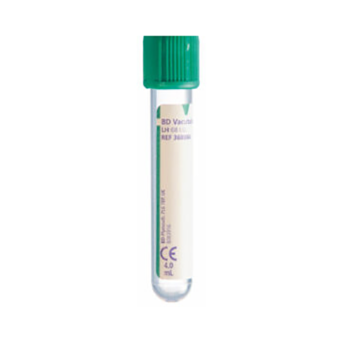 Vacutainer Li-Heparin Röhrchen grün 13 x 75 mm, 4 ml, grün, 100 Stk.