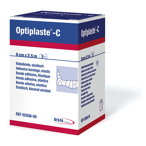 OPTIPLASTE-C Klebebinde 6 cm x 2.5 m, 5 Stk.