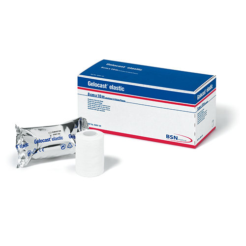 GELOCAST Zink-Gel-Verband weiss, 10 cm x 10 m, 10 Stk.