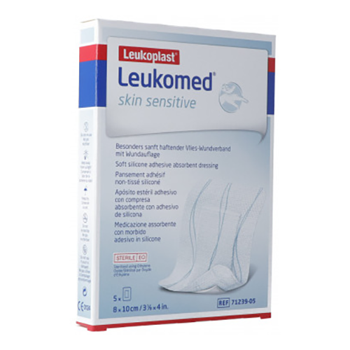 Leukomed Skin Sensitive Wundverband 5 x 7.2 cm, 5 Stk.