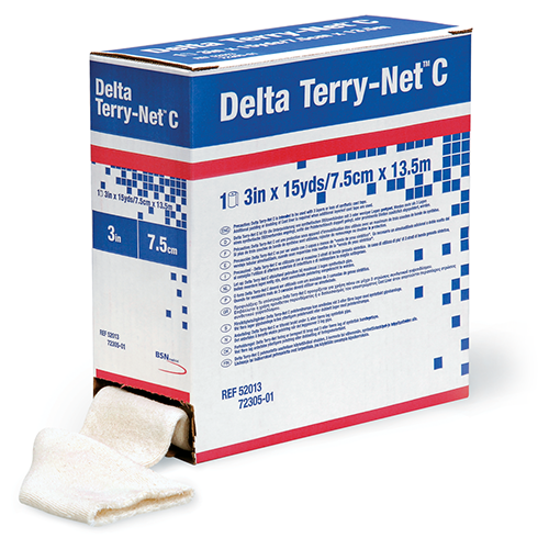 DELTA-TERRY-NET Klettverschlusssystem weiss, Flauschb., 25 mm x 13,5 m, 1 Stk.