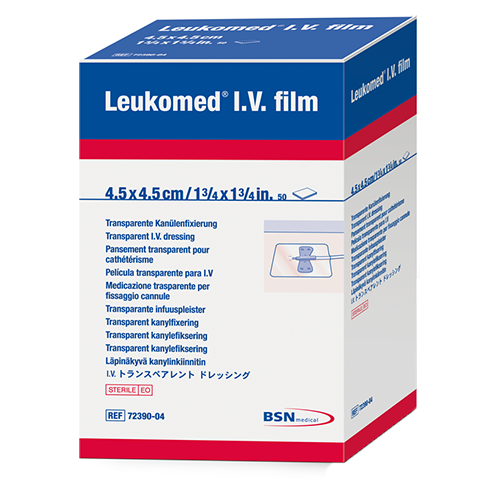 LEUKOMED IV film Wundverband 4.5 cm x 4.5 cm