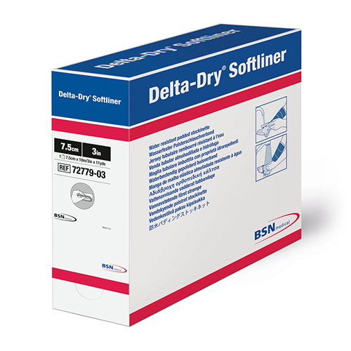 DELTA-DRY Softliner Schlauchverband weiss, 10 cm x 10 m, 1 Stk.