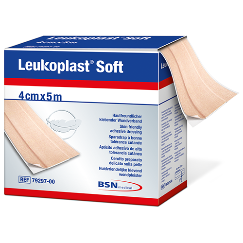 LEUKOPLAST Soft Wundschnellverband 4 cm x 5 m