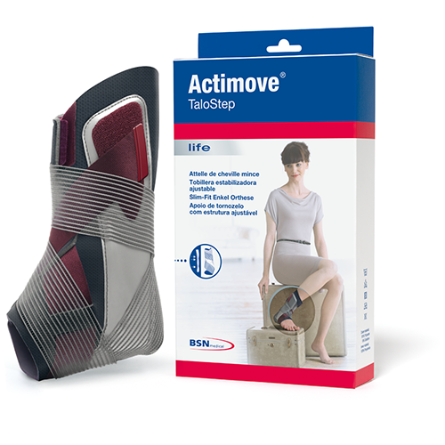 ACTIMOVE TaloStep Sprunggelenkbandage Gr. XS / S rechts, 1 Stk.