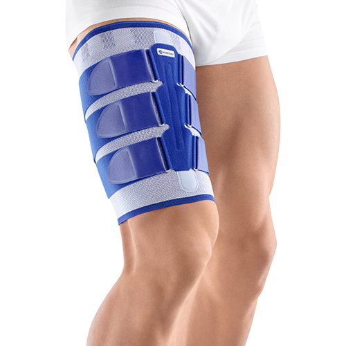 MyoTrain Oberschenkel Aktivbandage titan, Gr. 1