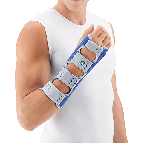 ManuLoc long Handgelenkbandage titan, Gr. 0