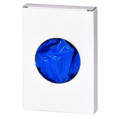 Hygienebeutel blau Karton à 48 x 25 Stk.