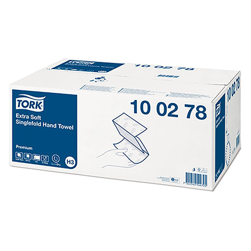 Falthandtuch Tork Premium V-Falz weiss, 23 x 23 cm, 3000 Stk.