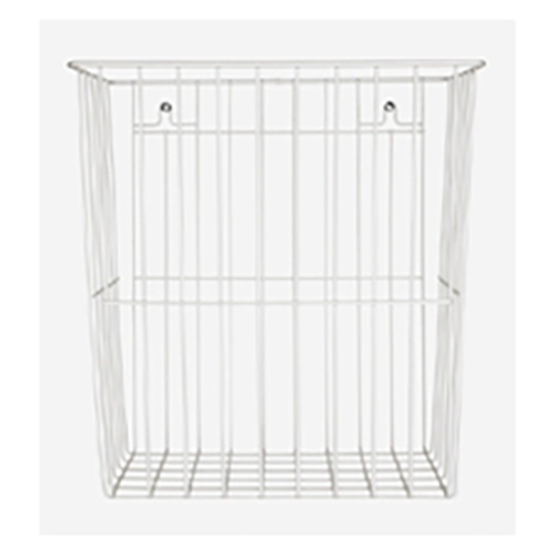 Abfallbehälter Drahtgitter B2, weiss, 1 Stk.