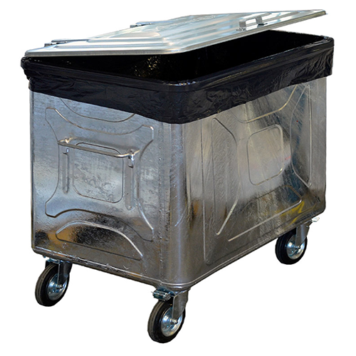 Container Einlagebeutel schwarz, 800 Liter, 50 Stk.