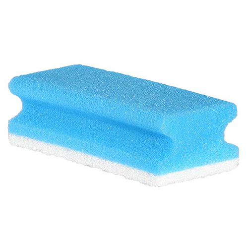Schwammpad15 x 7 x 4.5 cm, blau/weiss,10 Stk.