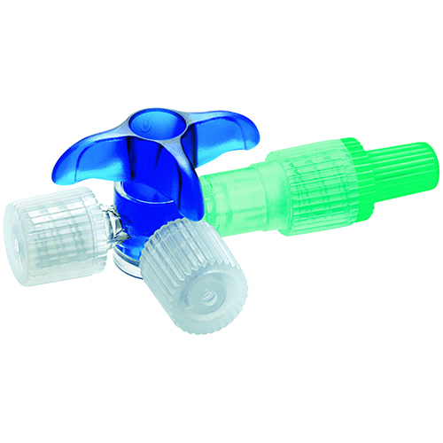 Discofix C Dreiweghahn blau, 1 Stk.