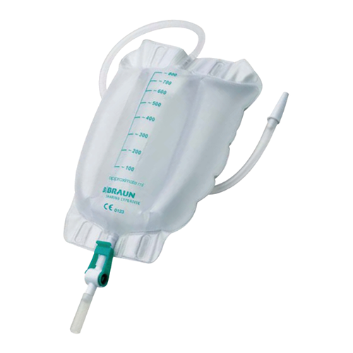 Urimed Tribag Plus Urinbeutel 500 ml, 20 cm Schlauch, 10 Stk.