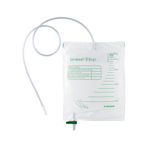 Sekret-/Urinbeutel unsteril, 2 l, 90 cm Schlauch, 30 Stk.