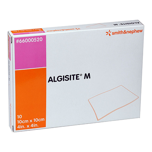 Algisite M Alginatverband 5 x 5 cm, 10 Stk.