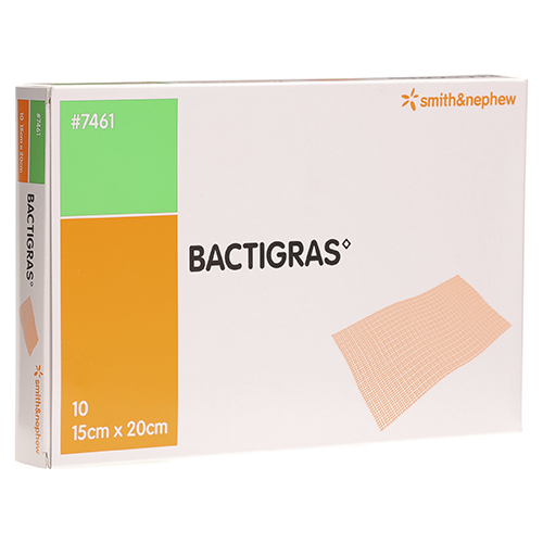 Bactigras Gazeverband 5 x 5 cm, 50 Stk.