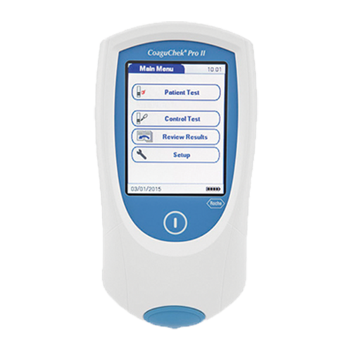 CoaguChek Pro II Basis Version mit Scanner