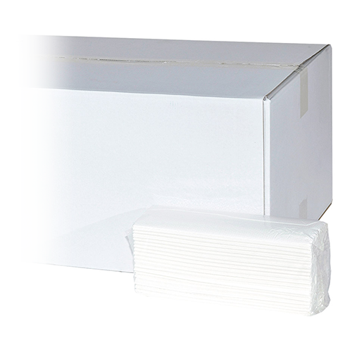 Falthandtuch Jolly de Luxe C-Falz weiss, 25 x 33 cm, 3456 Stk.