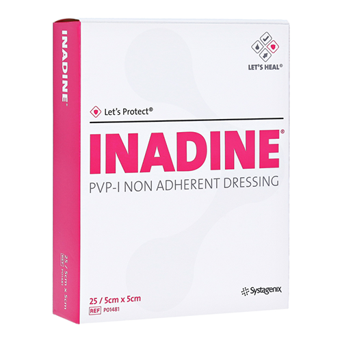 Inadine Wundauflage 5 x 5 cm, 10 Stk.