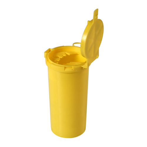 Risikoabfallbehälter E-Safe Universal-A-Deckel, gelb, 0.5 Liter