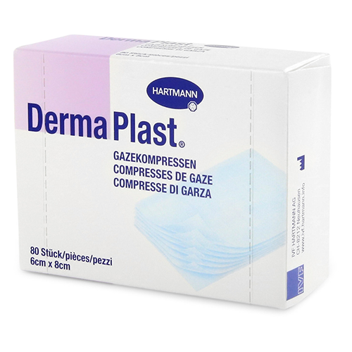 DermaPlast Compress 4 x 6 cm, 80 Stk.