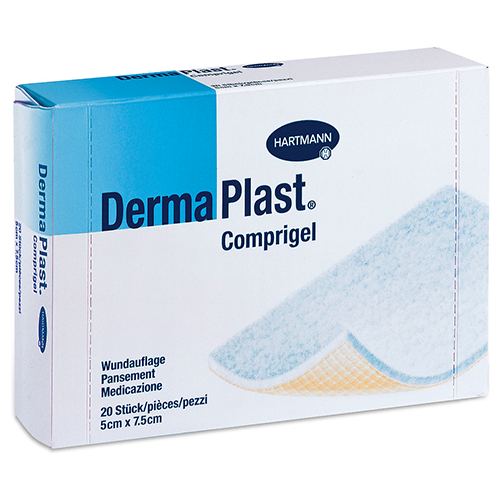 DermaPlast Comprigel keimred. behandelt, 5 x 5 cm, 20 Stk.