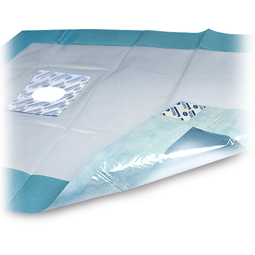 Foliodrape Lochtuch steril, 2lagig, 45 x 75 cm, 65 Stk.