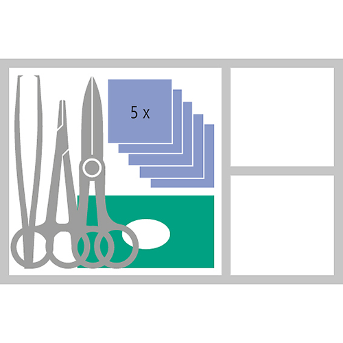 MediSet Nahtset Nr. 12 steril, 1 Stk.