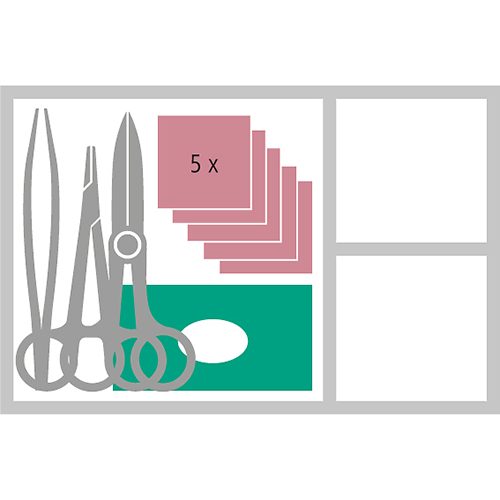 MediSet Nahtset Nr. 14 steril, 1 Stk.