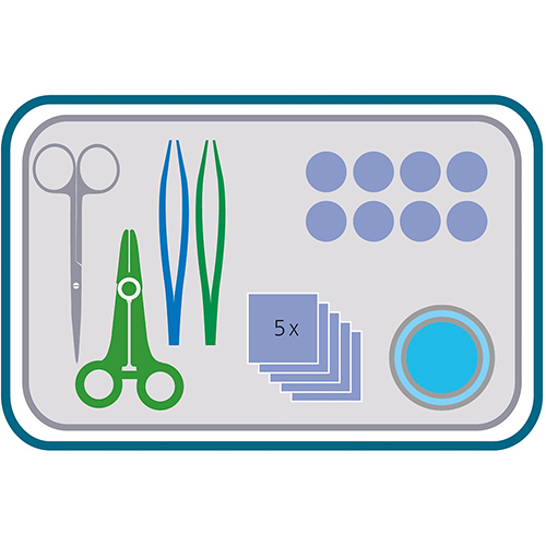 Fadenentfernungs-Set Nr.B1268 steril, 1 Stk.