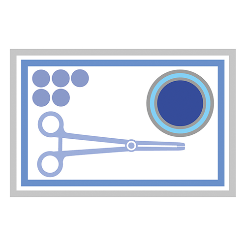 Desinfektionsset präoperativ steril, 1 Stk.