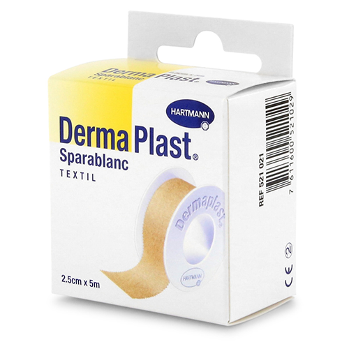 Dermaplast Sparablanc Fixierpflaster textil, 2,5 cm x 5 m, 1 Stk.