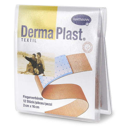 Dermaplast Fingerverband textil, 2 x 16 cm, 12 Stk.