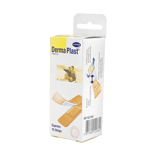 Dermaplast Express Wundschnellverband textil, 19 x 72 mm, 15 Stk.