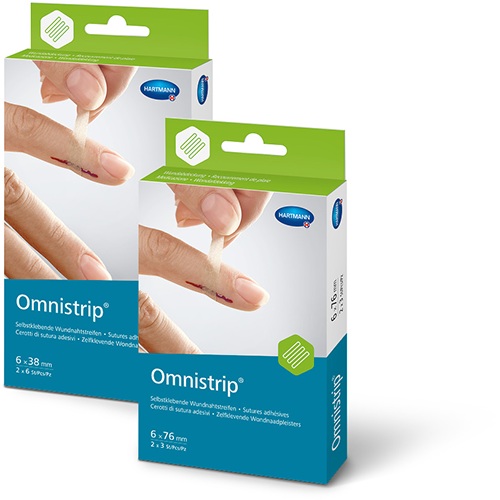 Omnistrip Wundnahtstreifen steril, 3 x 76 mm, 5 x 50 Stk.