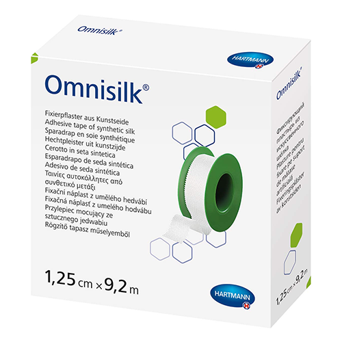 Omnisilk Fixierpflaster weiss, 1,25 cm x 9,1 m, 1 Stk.
