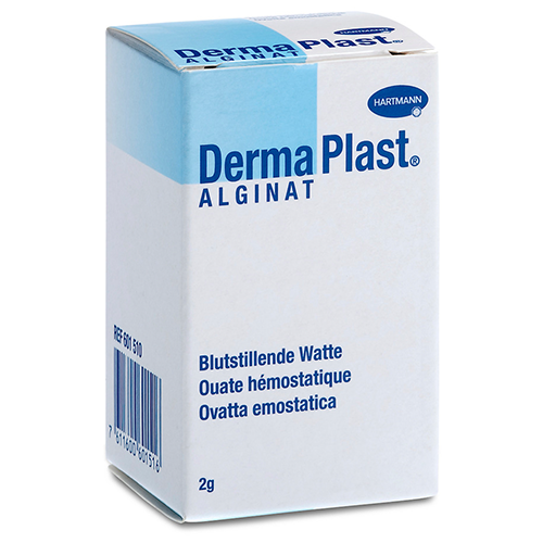 DermaPlast Alginat Blutstillende Watte steril, 1 Stk.