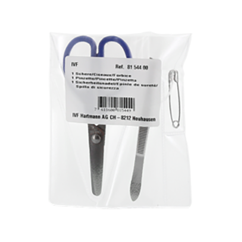 Set Schere, Pinzette, Sicherheitsnadel 1 Stk.