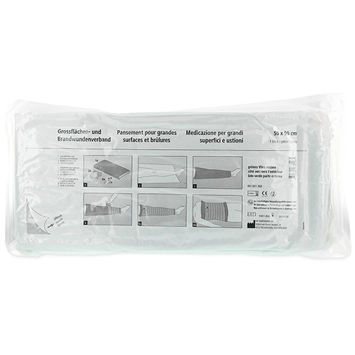 Brandwundenverband steril, 50 x 90 cm, 1 Stk.