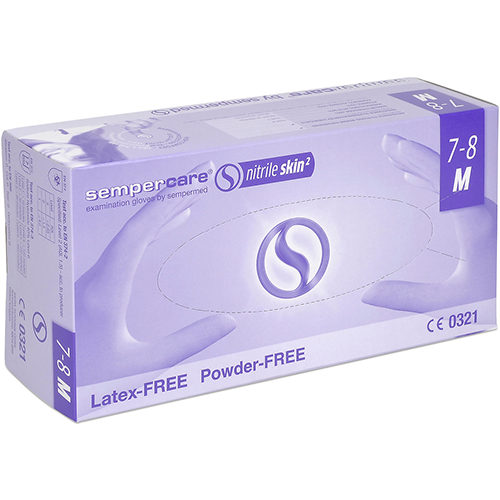 Sempercare Nitril Skin2 U-Handschuhe unsteril, puderfrei, Gr. XS, 200 Stk.