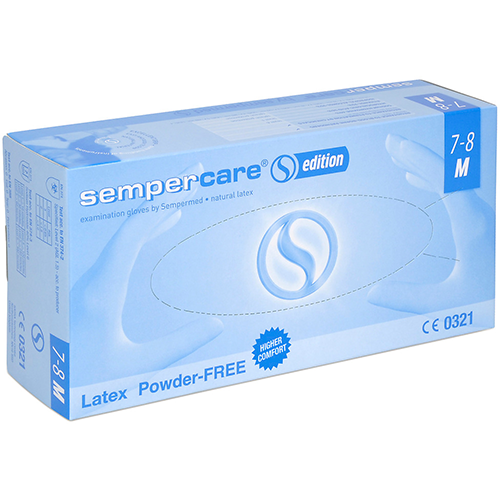 Sempercare Edition U-Handschuhe unstril, puderfrei, Gr. XS, 100 Stk.