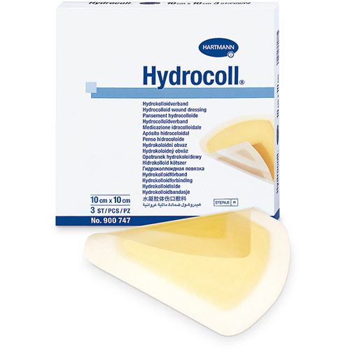 Hydrocoll Hydrocolloidverband steril, 5 x 5 cm, 10 Stk.